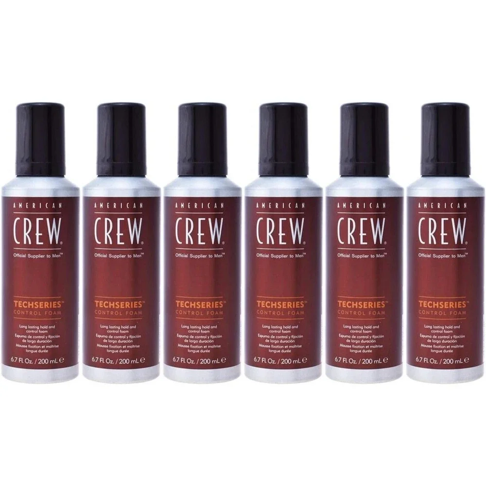 American Crew Tech Series Control Foam- 6.7 oz, Pack of 2